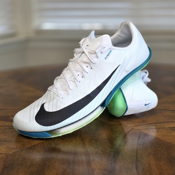 Nike Air Zoom Maxfly White Black Track Spikes Shoes New FD8395